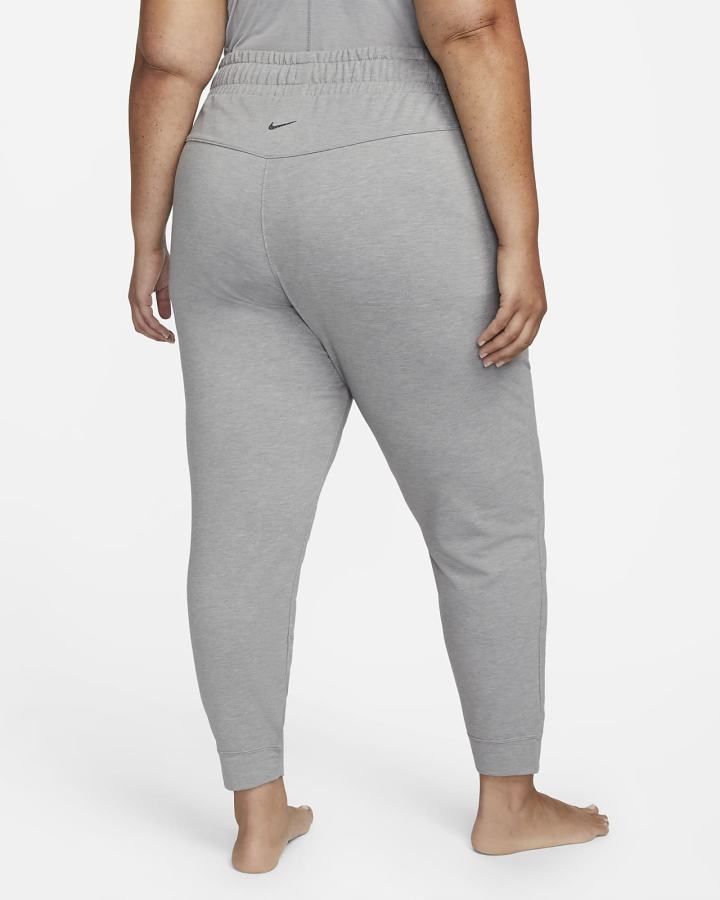 Nike Yoga Dri-FIT 7/8 Fleece Ženske Jogger Hlače Sive | HR-36219BMWG