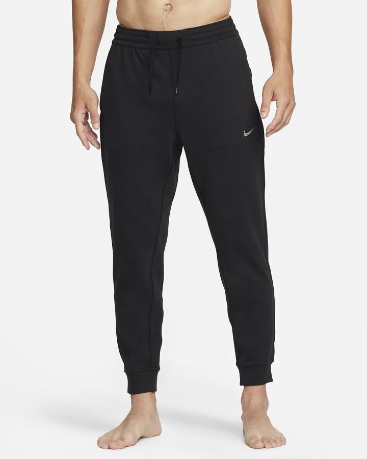 Nike Yoga Dri-FIT Fleece Muške Hlače Crne | HR-12085TIJP