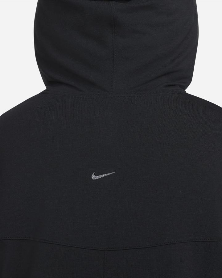 Nike Yoga Dri-FIT Fleece Ženske Majica S Kapuljačom Crne Sive | HR-43028LPRJ