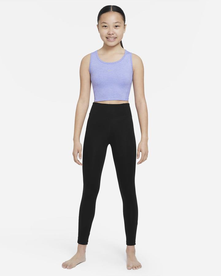 Nike Yoga Dri-FIT Kids Za Djevojčice Majica Bez Rukava Ljubičaste | HR-72915XHUV