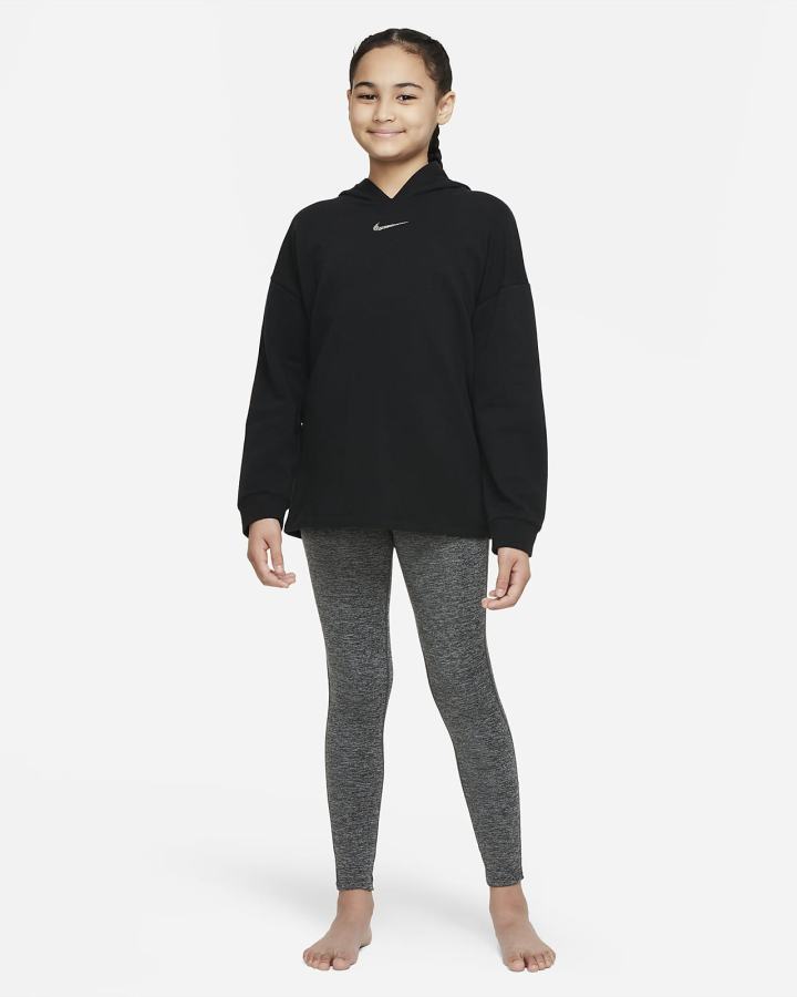 Nike Yoga Dri-FIT Kids Za Djevojčice Tajice Sive Tamno Sive | HR-72586OWME