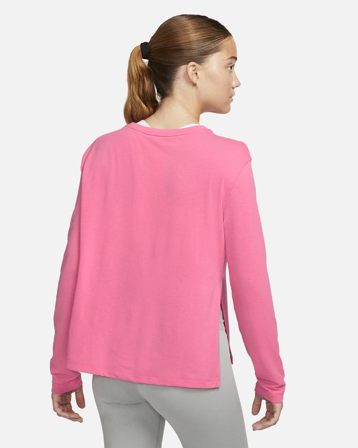 Nike Yoga Dri-FIT Long-Sleeve Top Ženske Košulje Sive | HR-84120VPRI