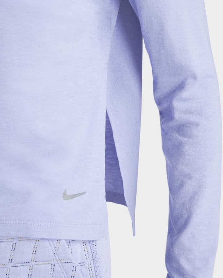 Nike Yoga Dri-FIT Long-Sleeve Top Ženske Košulje Sive | HR-98176GMXC