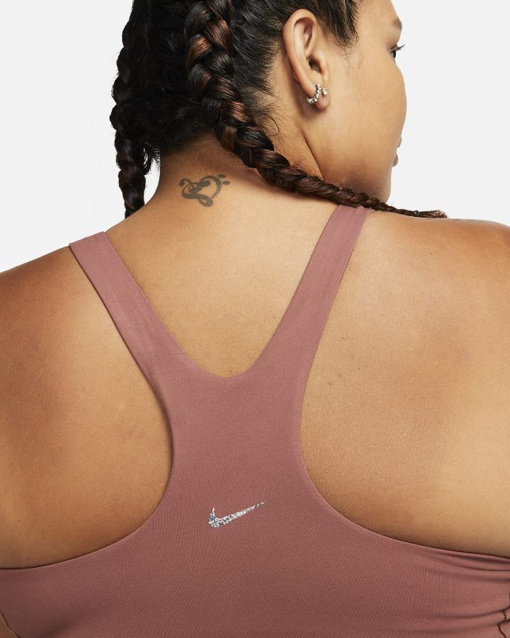 Nike Yoga Dri-FIT Luxe Cropped (Plus Size) Ženske Majica Bez Rukava Plave | HR-73910MSLK