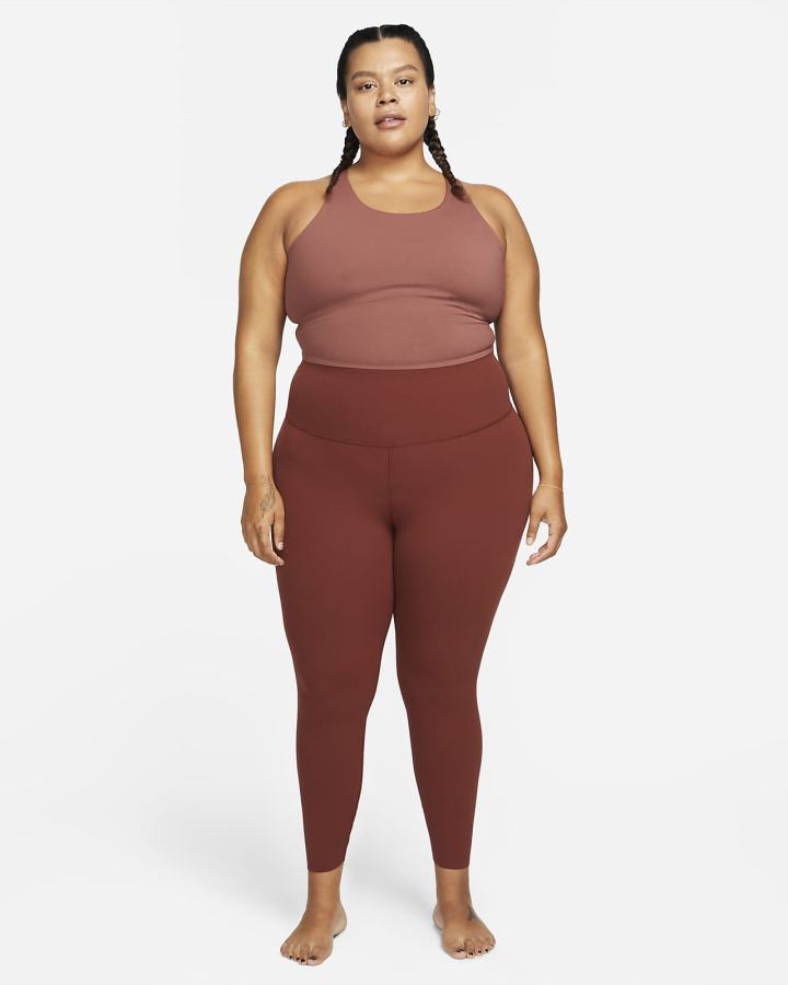 Nike Yoga Dri-FIT Luxe Cropped (Plus Size) Ženske Majica Bez Rukava Plave | HR-73910MSLK