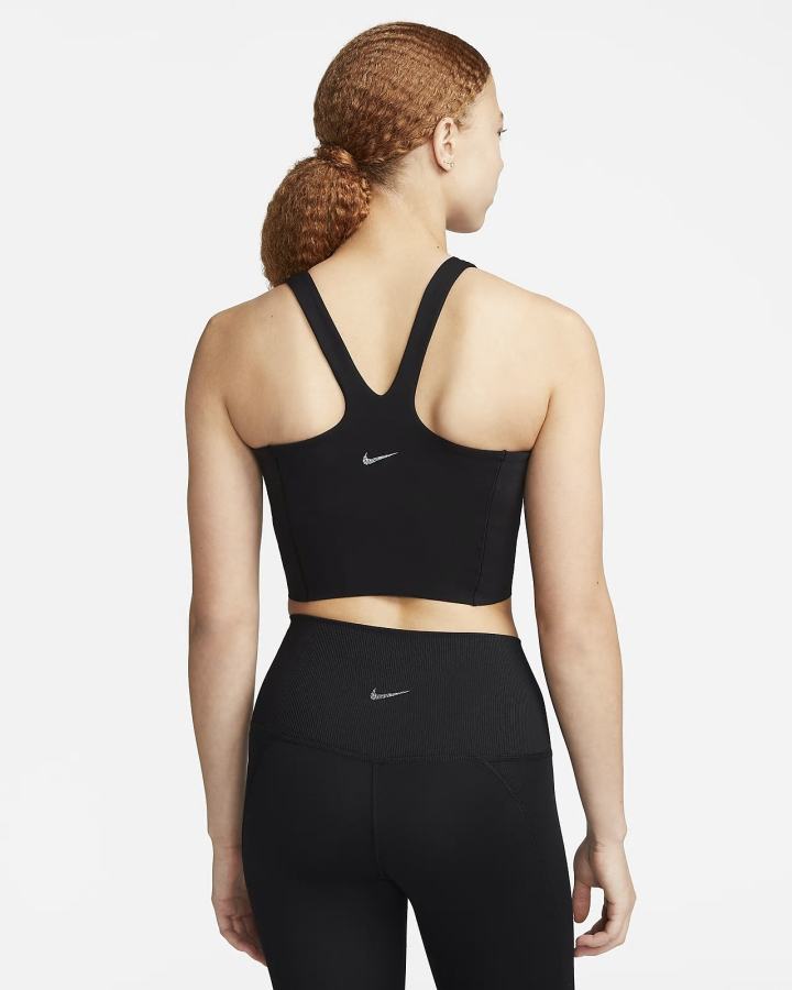 Nike Yoga Dri-FIT Luxe Cropped (Plus Size) Ženske Majica Bez Rukava Crne | HR-74390BNGT