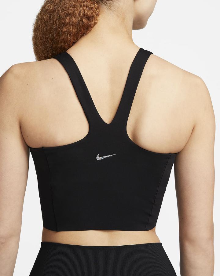 Nike Yoga Dri-FIT Luxe Cropped (Plus Size) Ženske Majica Bez Rukava Crne | HR-74390BNGT