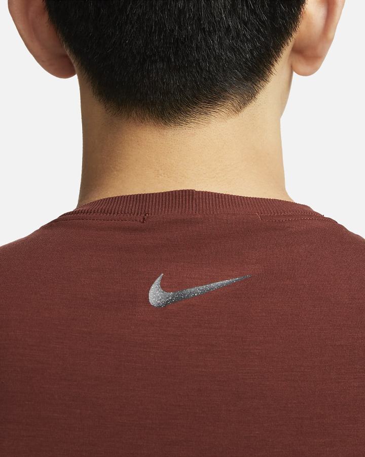 Nike Yoga Dri-FIT Muške Majica Bez Rukava Smeđe Sive | HR-47819GTKM