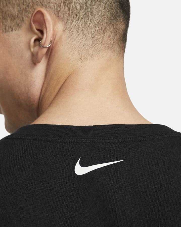 Nike Yoga Therma-FIT Graficke Top Muške Košulje Crne | HR-85673SEJQ