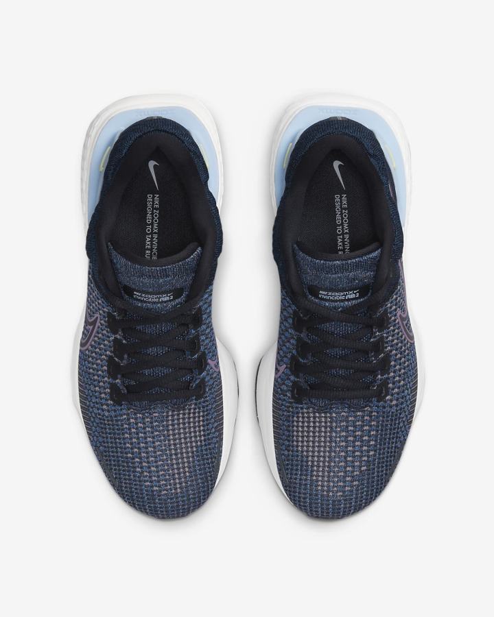 Nike ZoomX Invincible Run Flyknit 2 Road Ženske Tenisiće Ljubičaste Plave Crne | HR-75948ZFRX