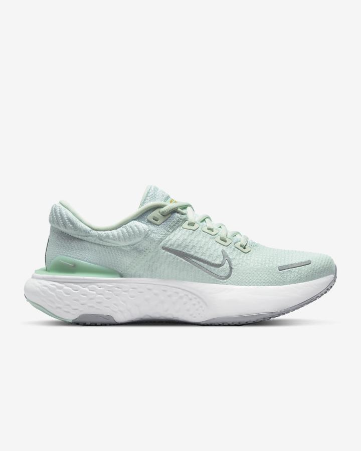 Nike ZoomX Invincible Run Flyknit 2 Road Ženske Tenisiće Zelene Metalne Srebrne Menta Bijele | HR-79582SDXV