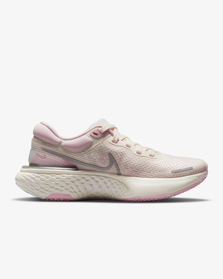 Nike ZoomX Invincible Run Flyknit Road Ženske Tenisiće Roze Zelene Metalne Srebrne | HR-18430HLMR