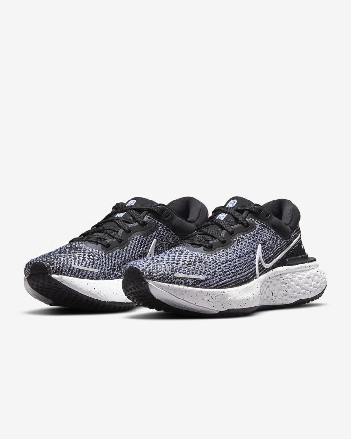 Nike ZoomX Invincible Run Flyknit Road Ženske Tenisiće Bijele Crne Bijele | HR-57389IZYA