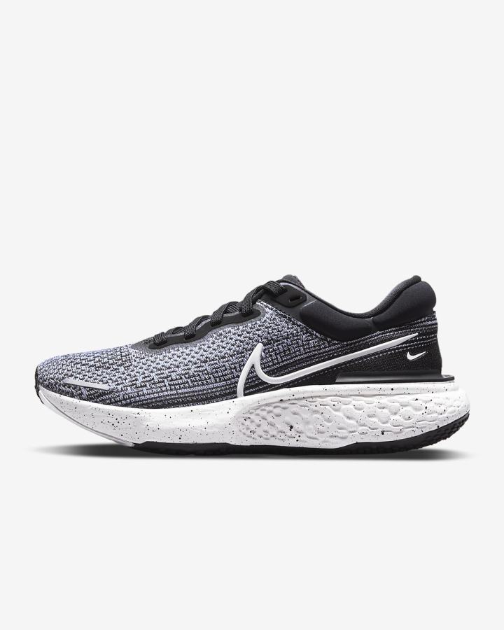 Nike ZoomX Invincible Run Flyknit Road Ženske Tenisiće Bijele Crne Bijele | HR-57389IZYA