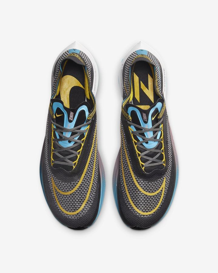 Nike ZoomX Streakfly Road Muške Trkaće Cipele Crne Bijele Plave | HR-91237BQRY