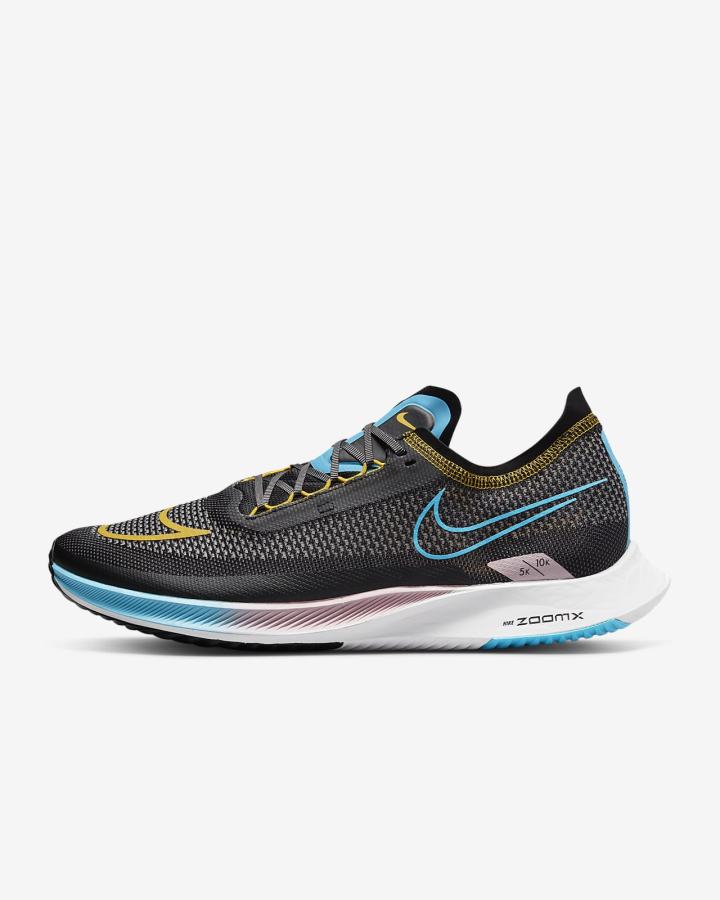 Nike ZoomX Streakfly Road Muške Trkaće Cipele Crne Bijele Plave | HR-91237BQRY