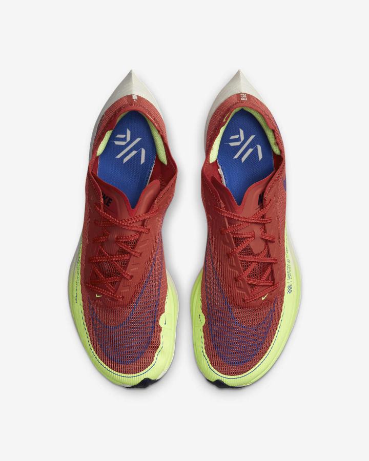 Nike ZoomX Vaporfly Next% 2 Road Muške Trkaće Cipele Crvene Zelene Kraljevska Plava | HR-63809MILJ