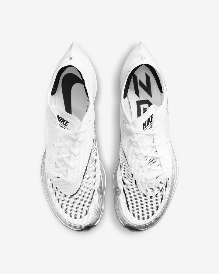 Nike ZoomX Vaporfly Next% 2 Road Muške Trkaće Cipele Bijele Metalne Srebrne Crne | HR-85913RZAH