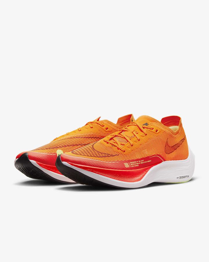 Nike ZoomX Vaporfly Next% 2 Road Muške Trkaće Cipele Narančaste Svijetlo Crvene Bijele Crne | HR-98743MXIG