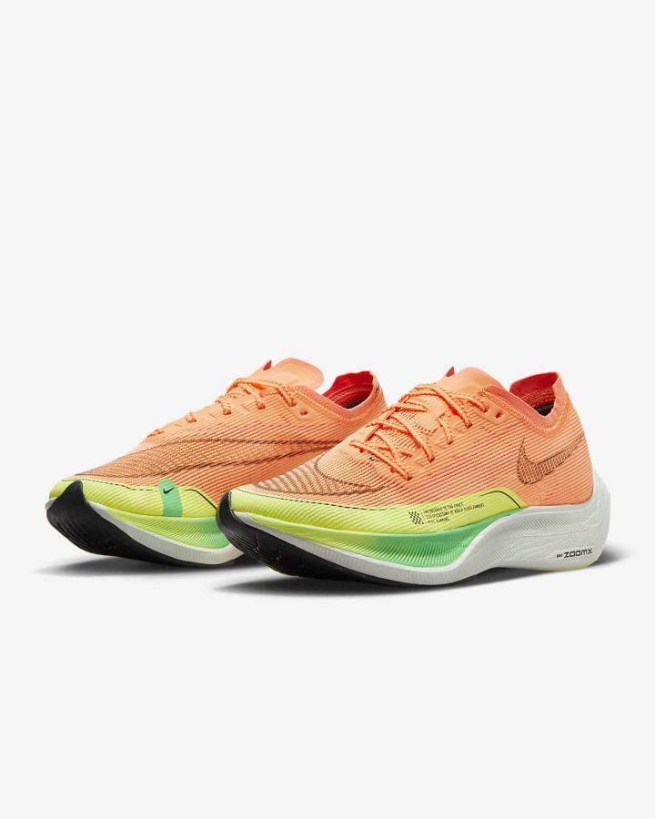 Nike ZoomX Vaporfly Next% 2 Road Ženske Trkaće Cipele Koraljne Krem Zelene Crne | HR-46102HZAX