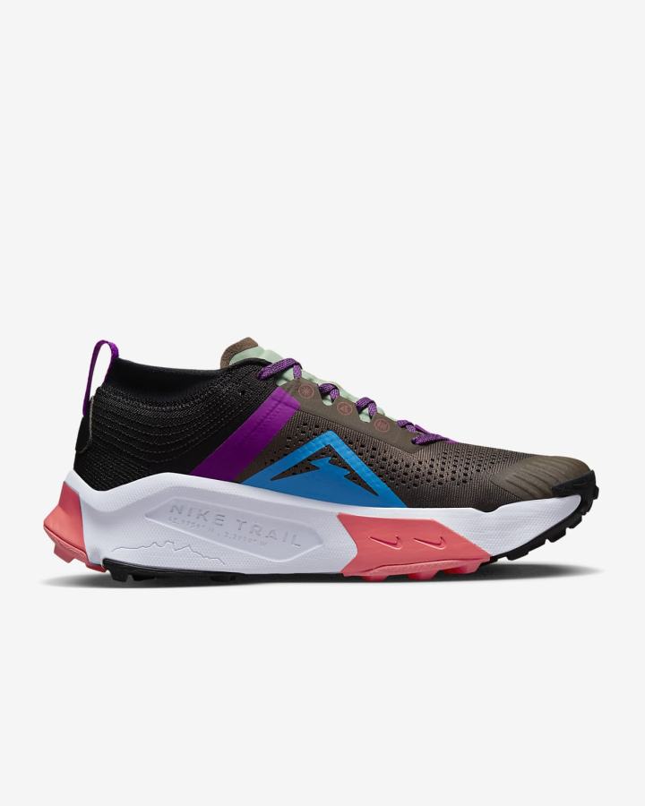 Nike ZoomX Zegama Trail Muške Tenisiće Crne Ljubičaste Plave | HR-57263BCTL