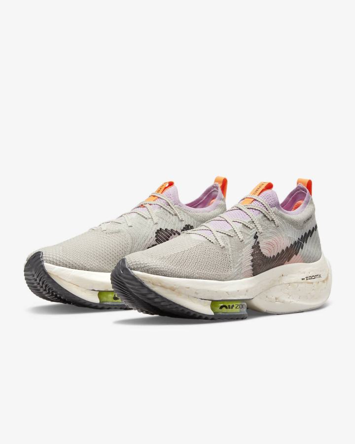 Nike Zoom Alphafly Next Nature Road Ženske Trkaće Cipele Plave Sive Svijetlo Roze Svijetlo Krem Crne | HR-10569XWDI