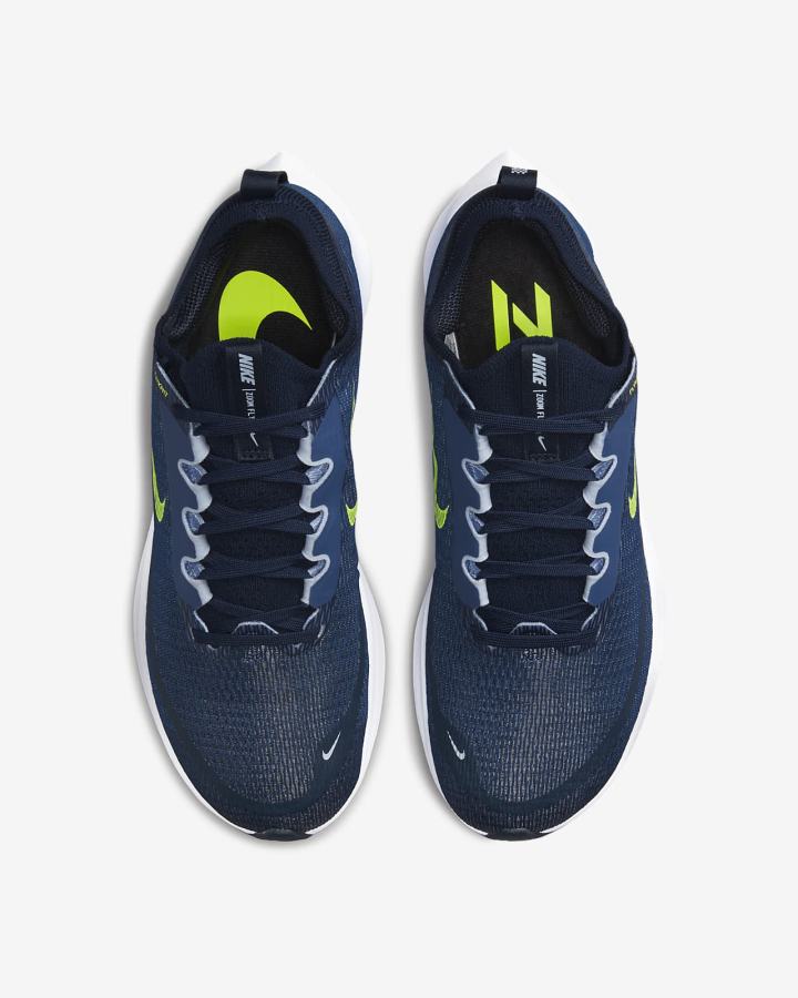 Nike Zoom Fly 4 Road Ženske Tenisiće Tamnoplave Svijetlo Plave | HR-48201NJHO