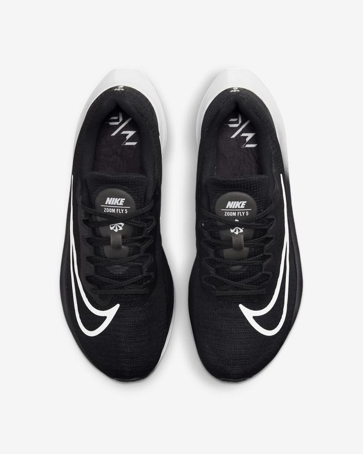 Nike Zoom Fly 5 Road Muške Tenisiće Crne Bijele | HR-40597ABFK