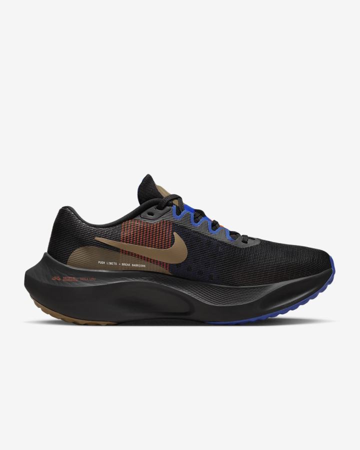 Nike Zoom Fly 5 Road Muške Tenisiće Crne Smeđe Plave | HR-94038MGQF