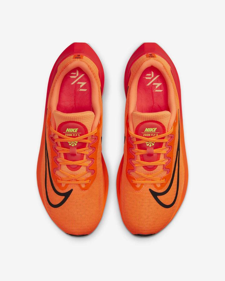 Nike Zoom Fly 5 Road Muške Tenisiće Narančaste Svijetlo Crvene Bijele Crne | HR-60489DEOH