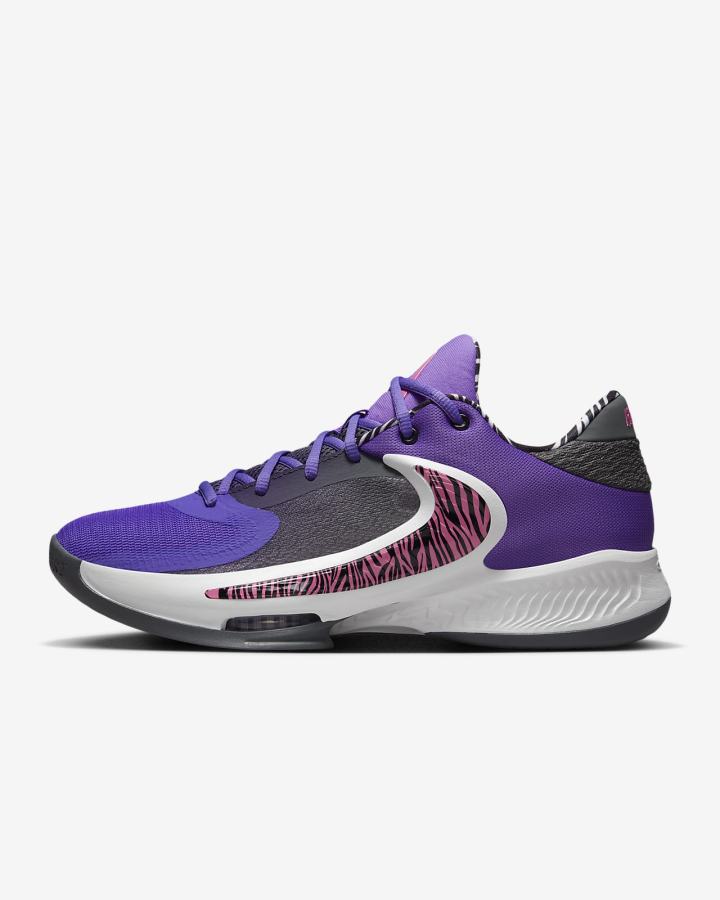 Nike Zoom Freak 4 Muške Košarkaške Cipele Ljubičaste Bijele Crne | HR-68134CBOS