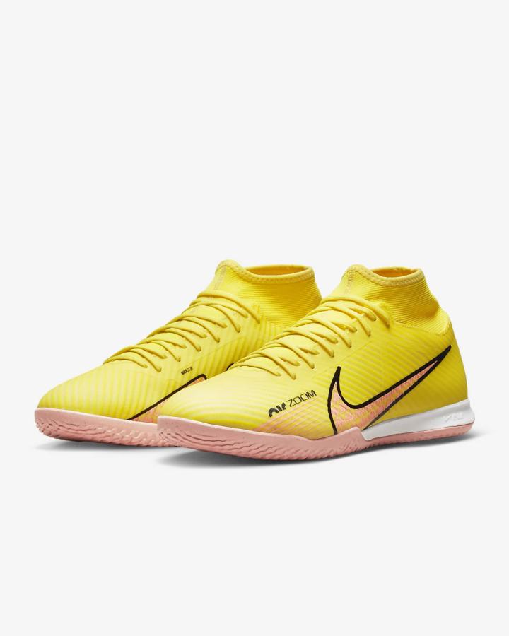 Nike Zoom Mercurial Superfly 9 Academy IC Indoor/Court Muške Nogometne Tenisice Žute | HR-10695IPUL