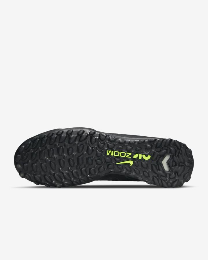 Nike Zoom Mercurial Vapor 15 Academy TF Turf Muške Nogometne Tenisice Crne Bijele Sive | HR-02158KQBY