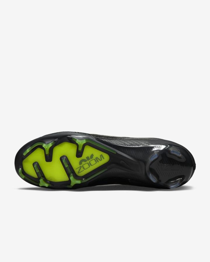 Nike Zoom Mercurial Vapor 15 Elite FG Firm Ground Ženske Nogometne Kocke Crne Bijele Sive | HR-73860AXKZ