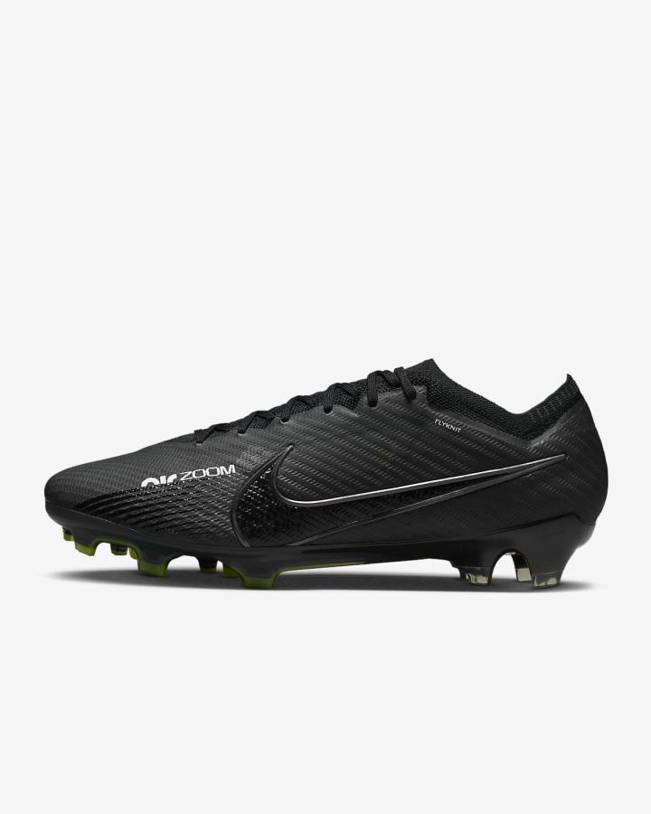 Nike Zoom Mercurial Vapor 15 Elite FG Firm Ground Ženske Nogometne Kocke Crne Bijele Sive | HR-73860AXKZ