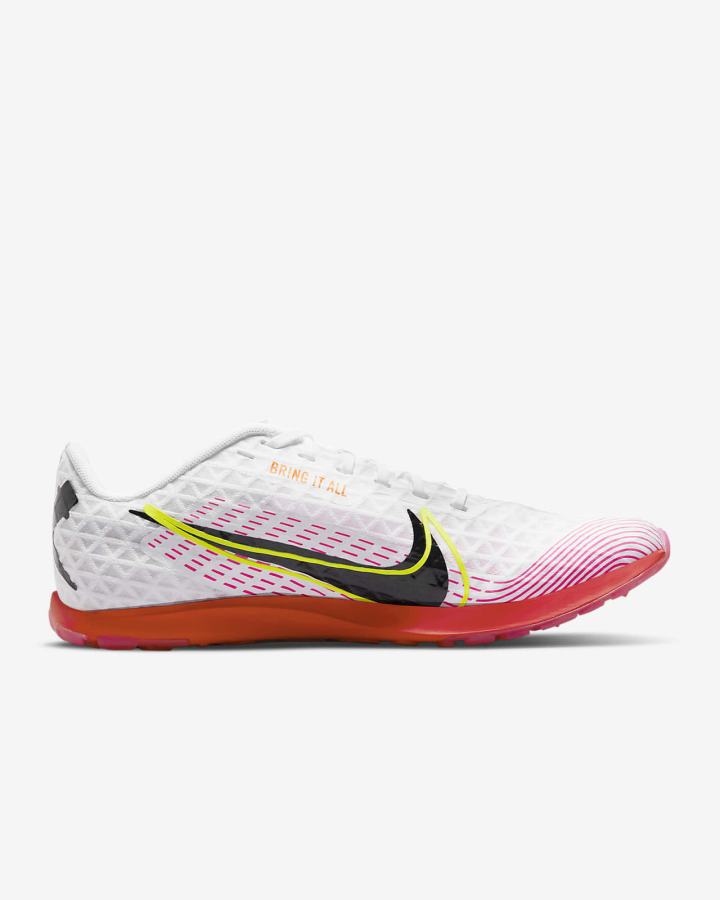 Nike Zoom Rival Waffle 5 Track & Field Distance Spikes Muške Track Spikes Bijele Svijetlo Crvene Crne | HR-14632RMEY