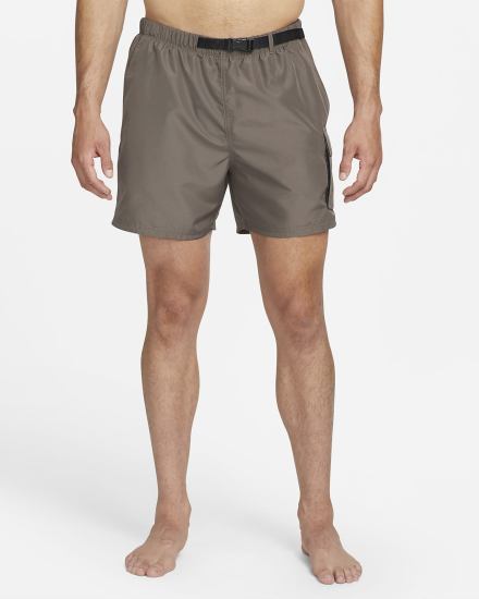 Nike 5" Belted Packable Swim Trunks Muške Kratke Hlače Smeđe | HR-95032KDCL