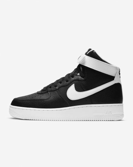 Nike Air Force 1 '07 High Muške Tenisiće Crne Bijele | HR-15923HGRK