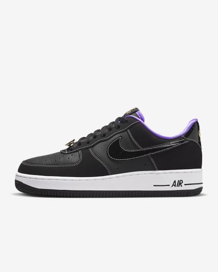 Nike Air Force 1 '07 LV8 Muške Tenisiće Crne Sive Bijele Crne | HR-84705FNZA