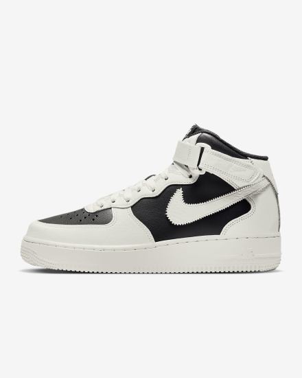 Nike Air Force 1 '07 Mid Ženske Tenisiće Crne | HR-93162HAMN