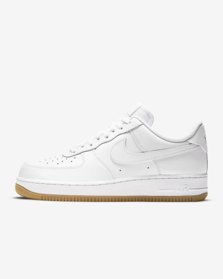 Nike Air Force 1 '07 Muške Tenisiće Bijele Svijetlo Smeđe Bijele | HR-74532EVNU