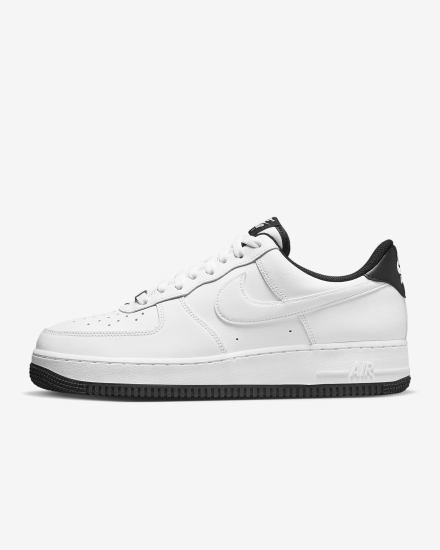 Nike Air Force 1 '07 Muške Tenisiće Bijele Crne Bijele | HR-79406YQKD