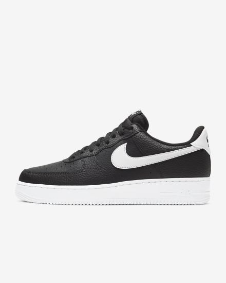 Nike Air Force 1 '07 Muške Tenisiće Crne Bijele | HR-64239TIZW