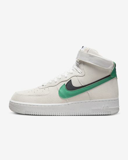 Nike Air Force 1 High SE Ženske Tenisiće Bijele Crne Zelene | HR-83760PVCI