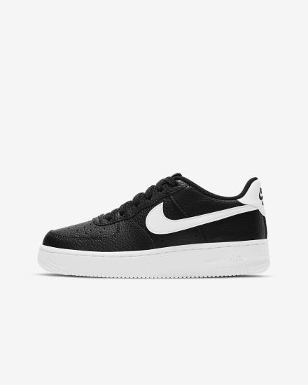 Nike Air Force 1 Kids Za Djevojčice Tenisiće Crne Bijele | HR-48913WBGD