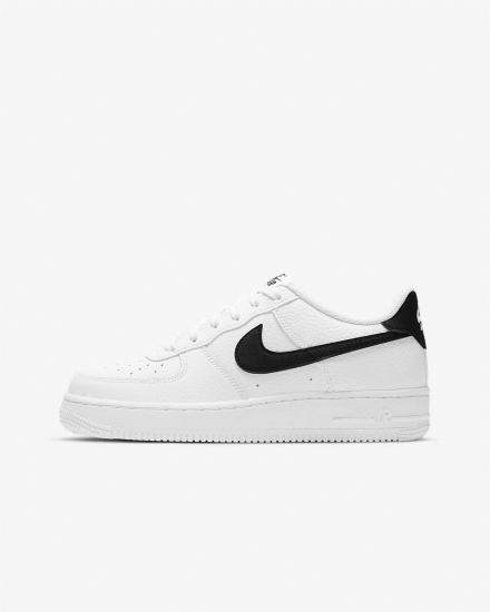 Nike Air Force 1 Kids Za Djevojčice Tenisiće Bijele Crne | HR-50698INCP