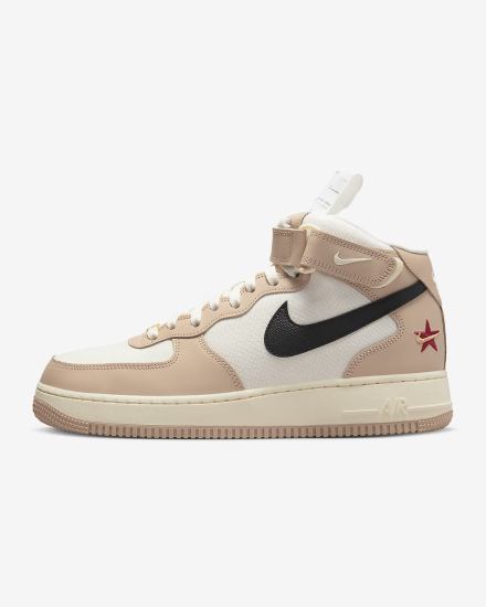 Nike Air Force 1 Mid '07 LX Muške Tenisiće Bijele Crne | HR-86042FESD