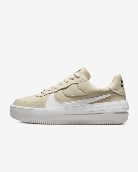 Nike Air Force 1 PLT.AF.ORM Ženske Tenisiće Kaki Boja Bijele Crne | HR-49305HSOQ