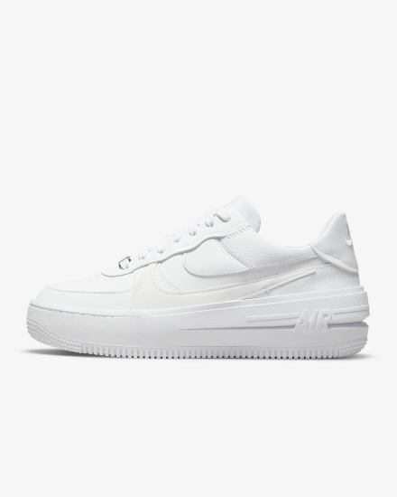 Nike Air Force 1 PLT.AF.ORM Ženske Tenisiće Bijele | HR-89257IWRO