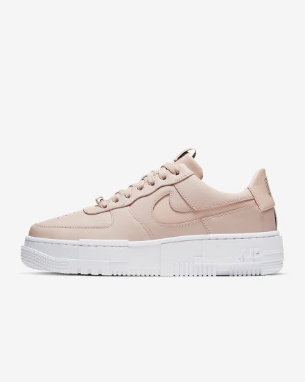 Nike Air Force 1 Pixel Ženske Tenisiće Bež Crne Bijele | HR-27435ENQJ